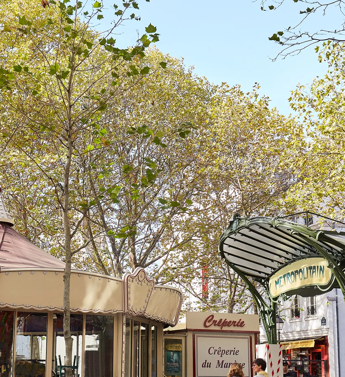 Les Abbesses, au sommet de la colline