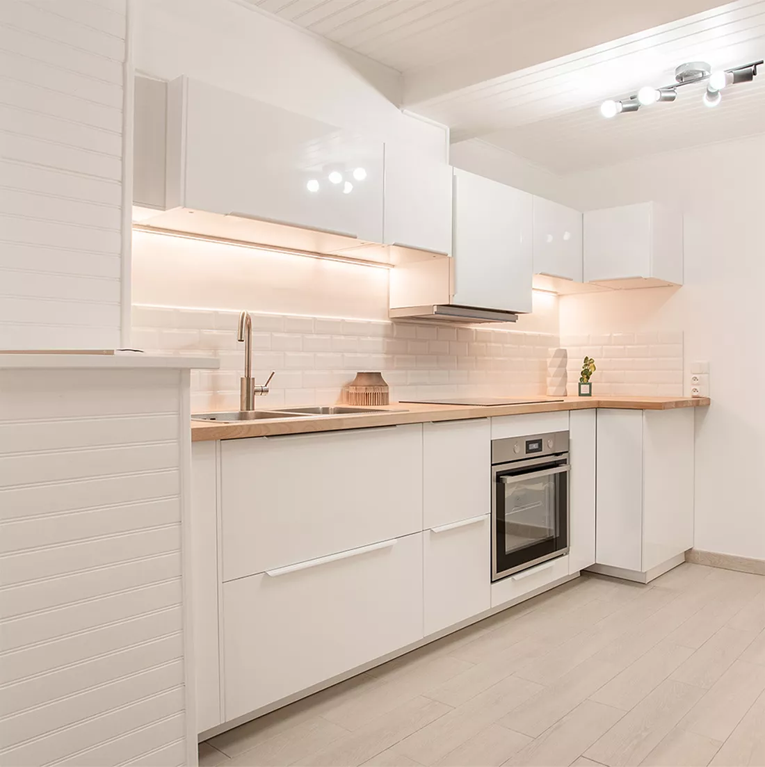 Photo d'un appartement après rénovation