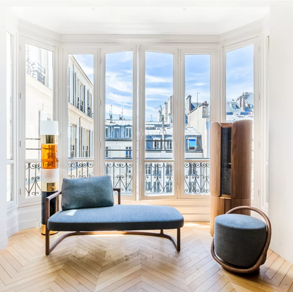 Appartement de luxe situé dans un immeuble haussmannien