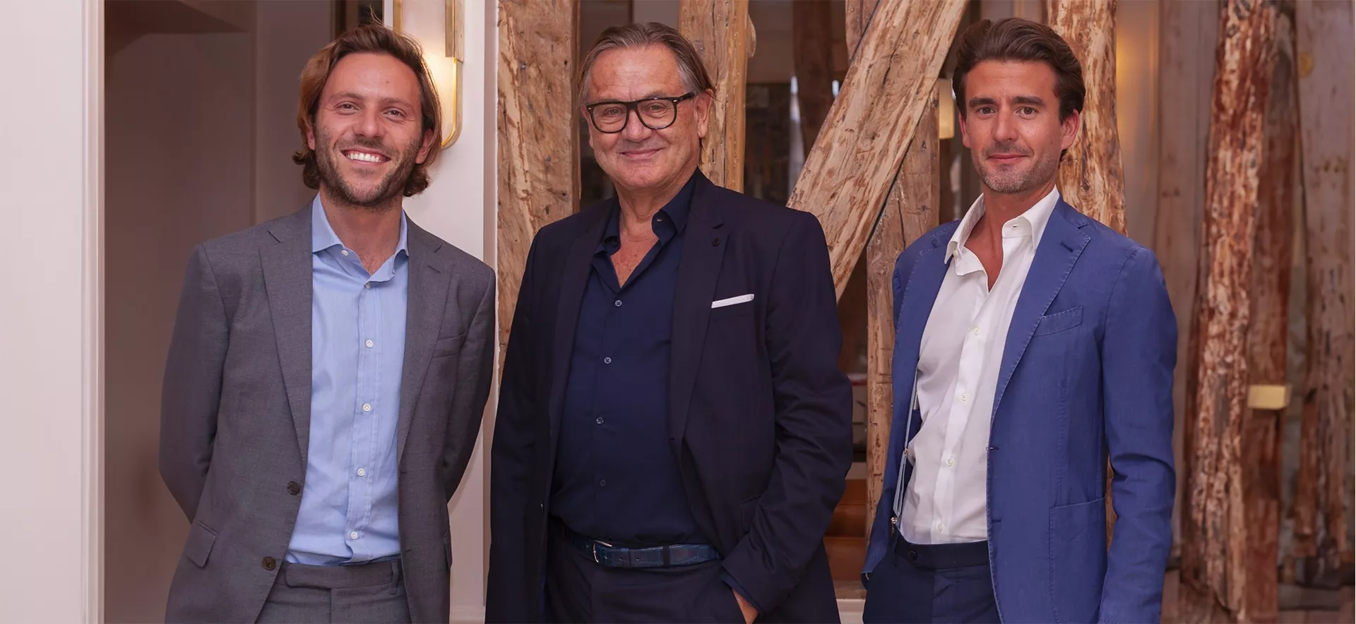 Photo des trois directeurs du groupe Unio