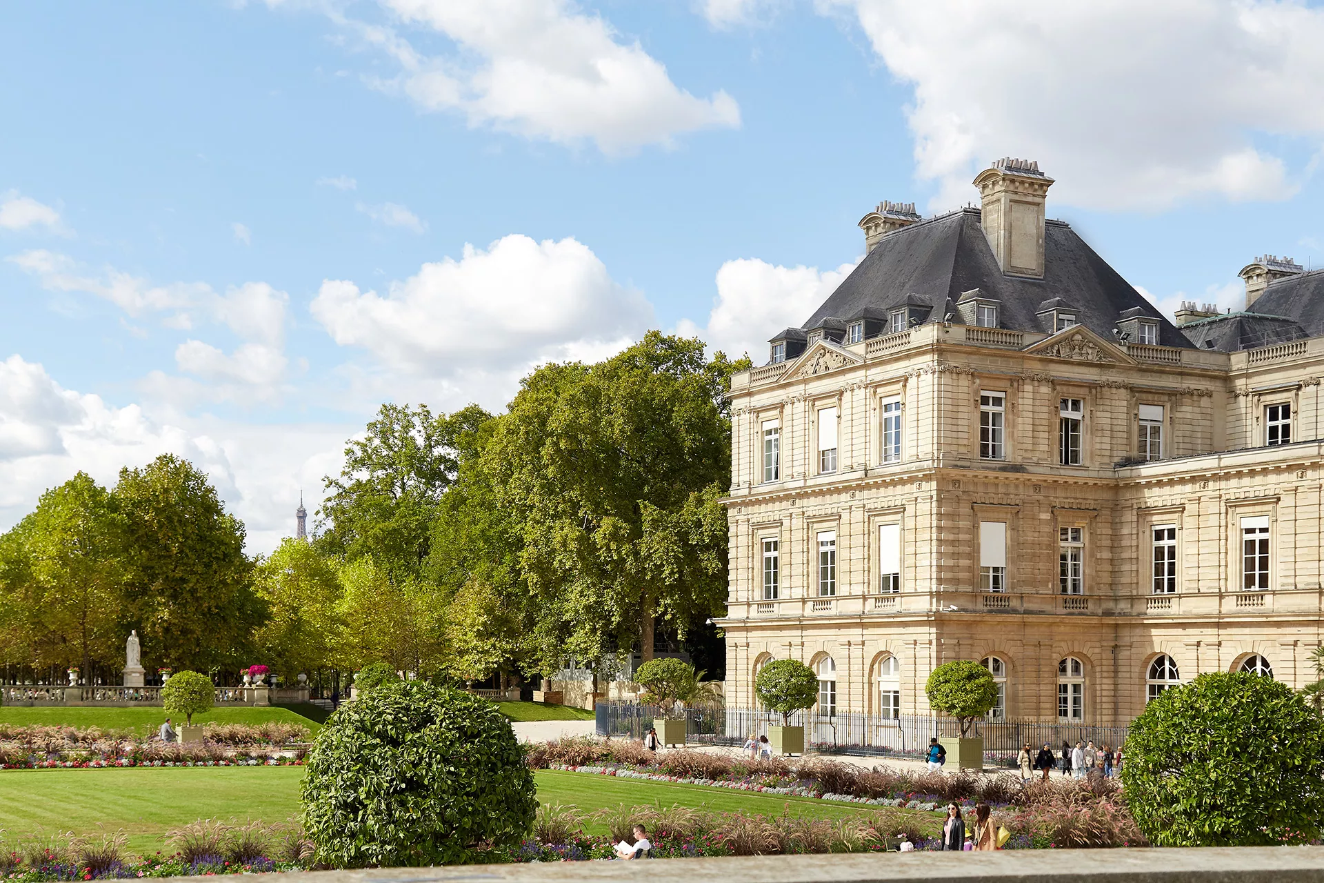 Jardins du Luxembourg dans le 6ᵉ arrondissement de Paris.
