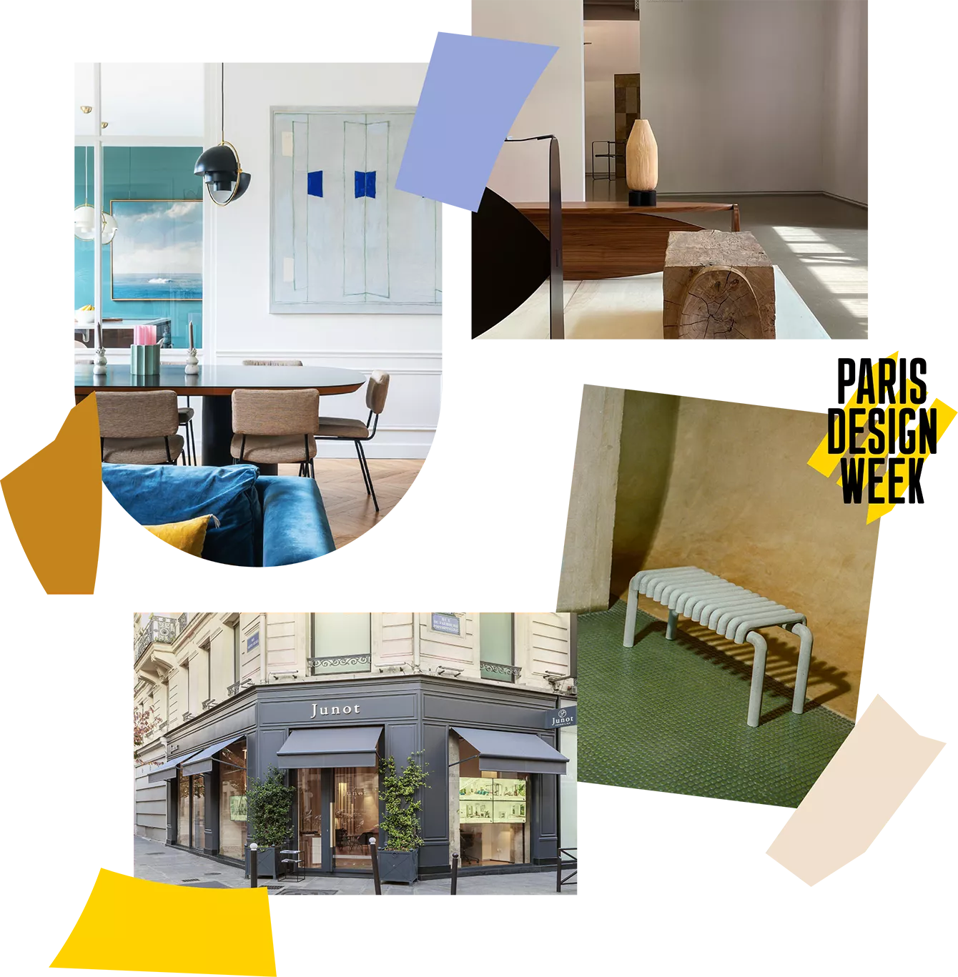 quatre photos de la design Design week 2023