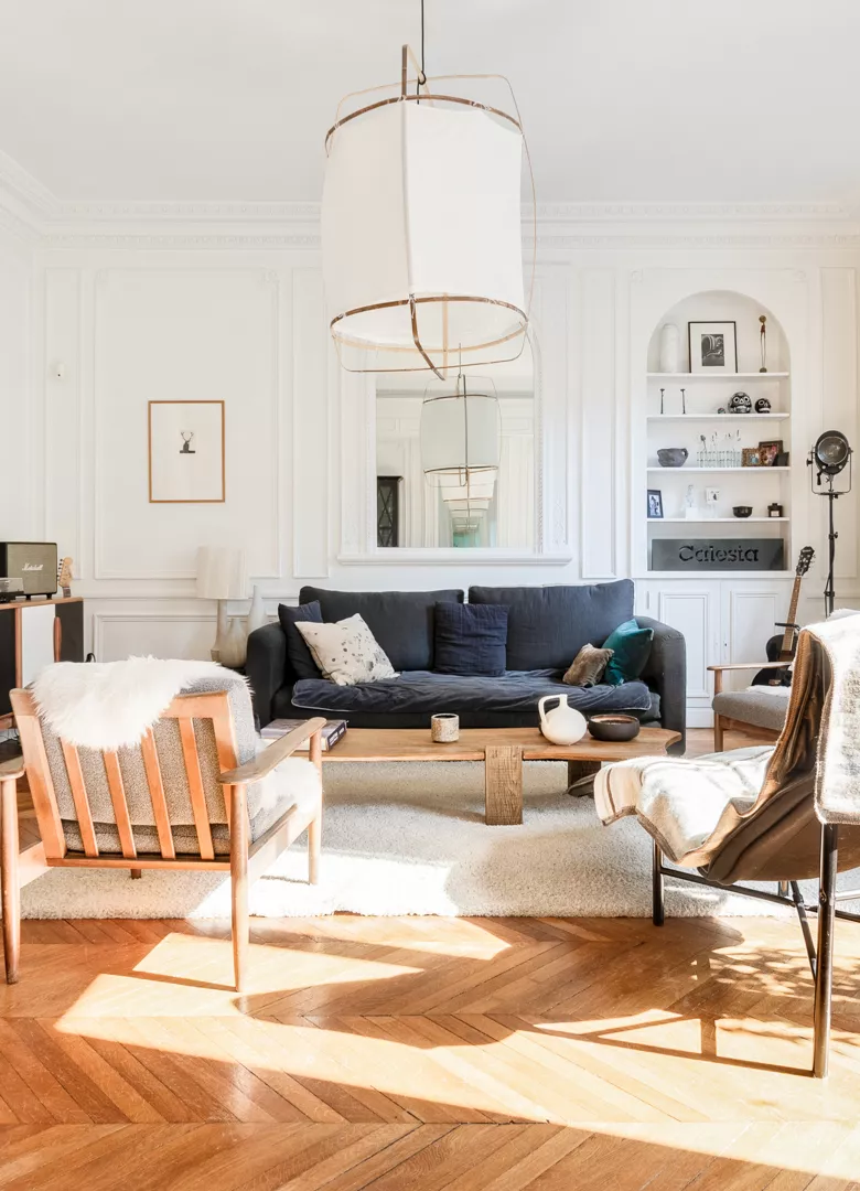 Appartement haussmannien de luxe avec parquet vendu par Junot