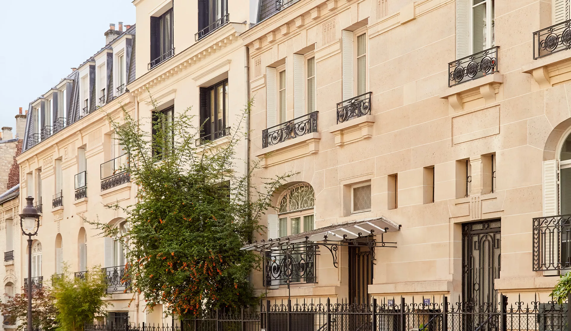Photo de la rue Benouville, Paris