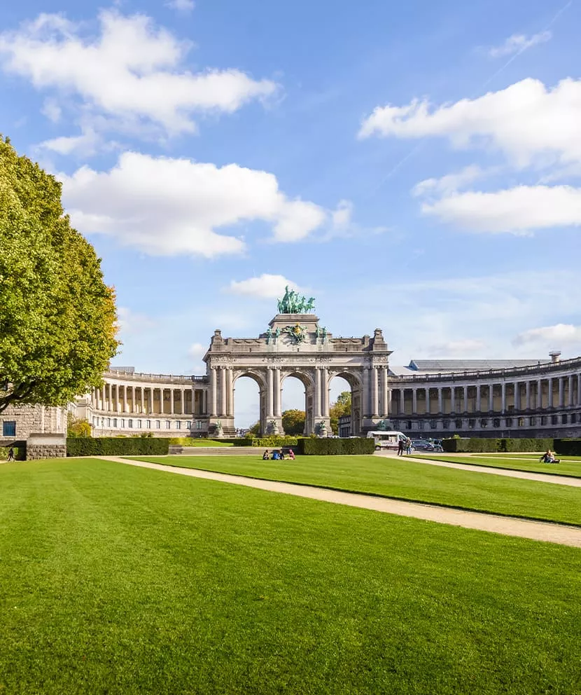 Cinquantenaire Park located in Brussels