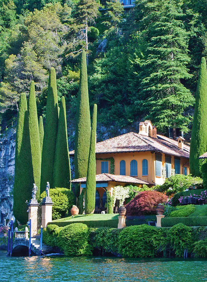 Panoramic view of a foreign city