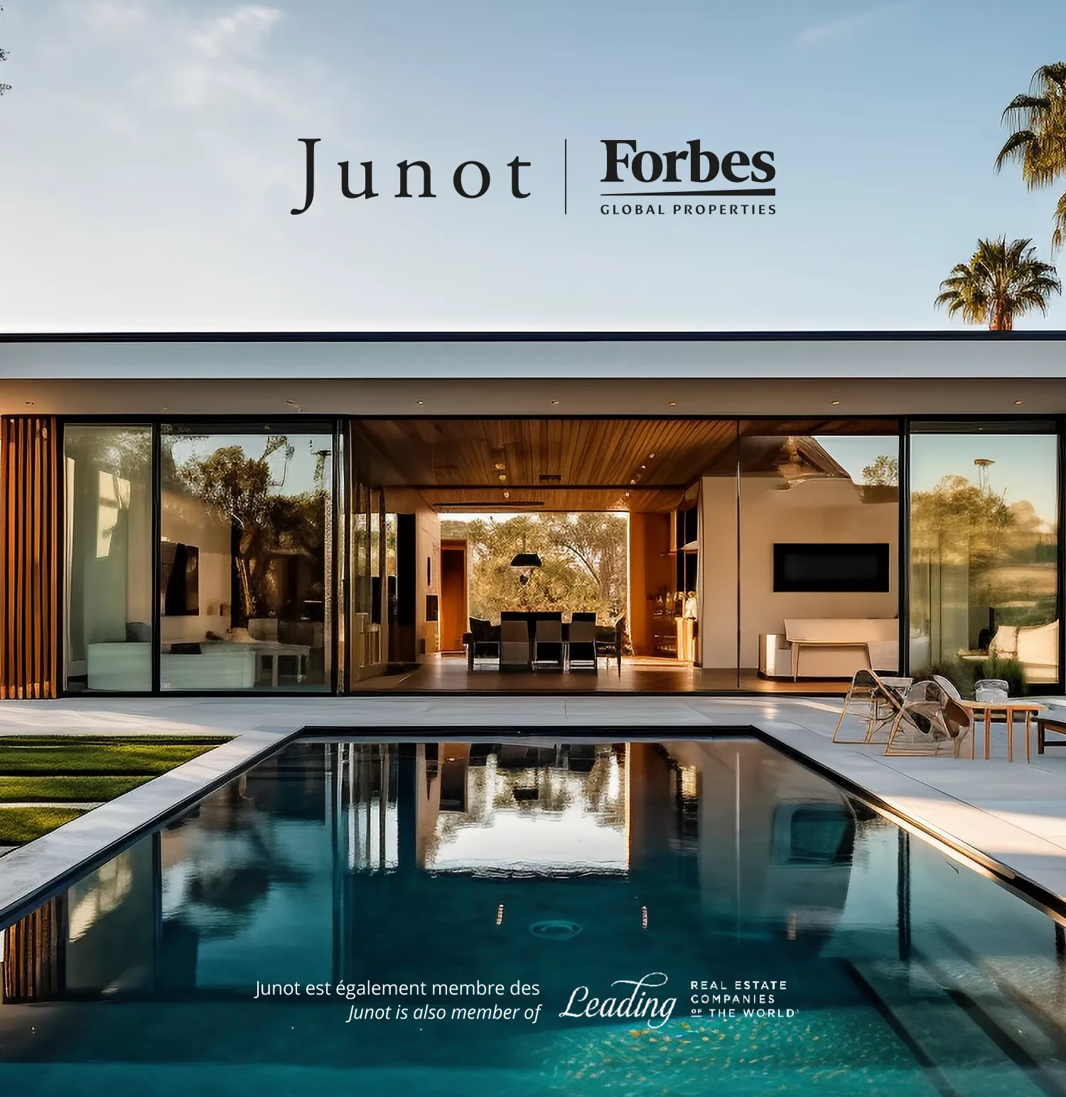Luxury interior of a high-end apartment for sale through Junot