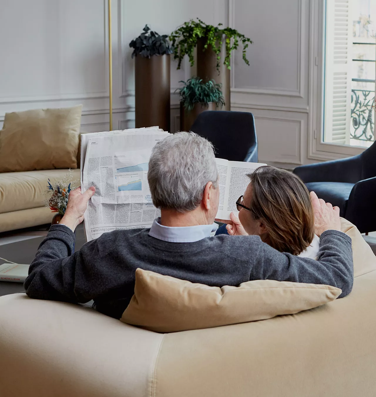 couple senior qui pensent au viager