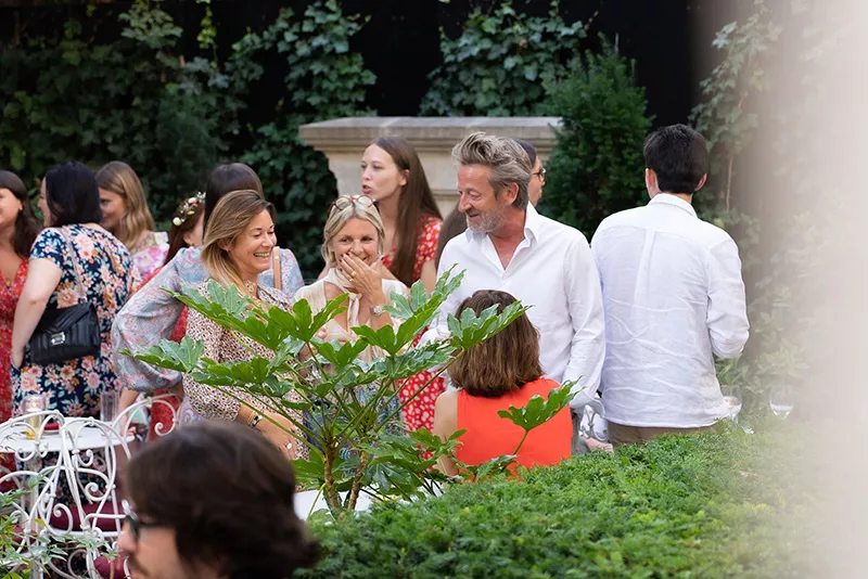 Junot team during an evening organized by the Junot agency in Paris